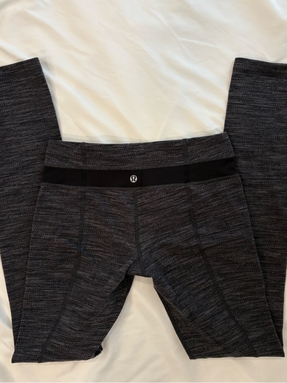 Lululemon Gray Groove Pant Diamond Jacquard Space Dye Size 4